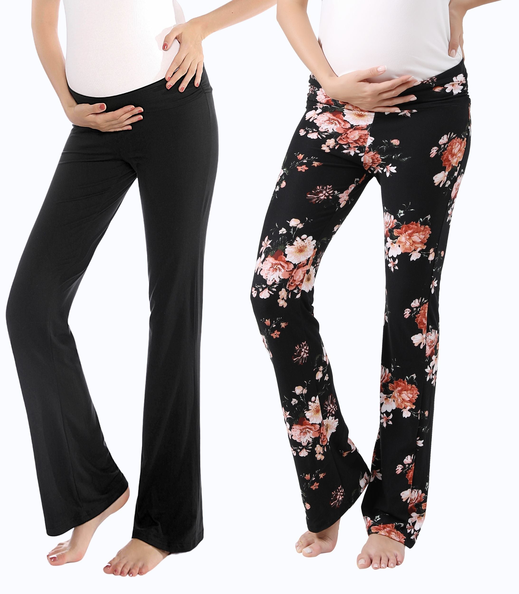 Below Bump Maternity Postpartum Pajama Pants (2 Pack)